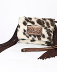 American Darling Hand Tooled Hair-On Genuine Leather Women Bag Western Handbag Purse