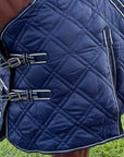 HILASON Western Horse Stable Turnout Blanket Quilted Blue