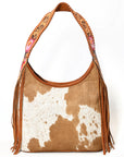 American Darling Hobo Hair On Genuine Leather women bag western handbag purse