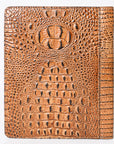 American Darling Portfolio Bag Hand Tooled Crocodile embossed Genuine Leather women bag western handbag purse