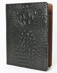 American Darling Portfolio Bag Hand Tooled Crocodile embossed Genuine Leather women bag western handbag purse