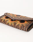 OHLAY WALLET Hand Tooled  Genuine Leather women bag western handbag purse