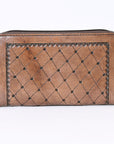 OHLAY WALLET Hand Tooled  Genuine Leather women bag western handbag purse