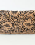 OHLAY WALLET Hand Tooled  Genuine Leather women bag western handbag purse
