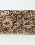 OHLAY WALLET Hand Tooled  Genuine Leather women bag western handbag purse