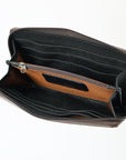 OHLAY WALLET Hand Tooled  Genuine Leather women bag western handbag purse