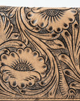 OHLAY WALLET Hand Tooled  Genuine Leather women bag western handbag purse