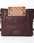 Ohlay Bags KBG179 CROSS BODY Hand Tooled Embossed Hair-on Genuine Leather women bag western handbag purse