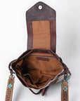 Ohlay Bags KBG179 CROSS BODY Hand Tooled Embossed Hair-on Genuine Leather women bag western handbag purse
