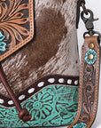 Ohlay Bags KBG179 CROSS BODY Hand Tooled Embossed Hair-on Genuine Leather women bag western handbag purse