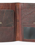 OHLAY WALLET Hand Tooled  Genuine Leather women bag western handbag purse