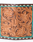 OHLAY WALLET Hand Tooled  Genuine Leather women bag western handbag purse