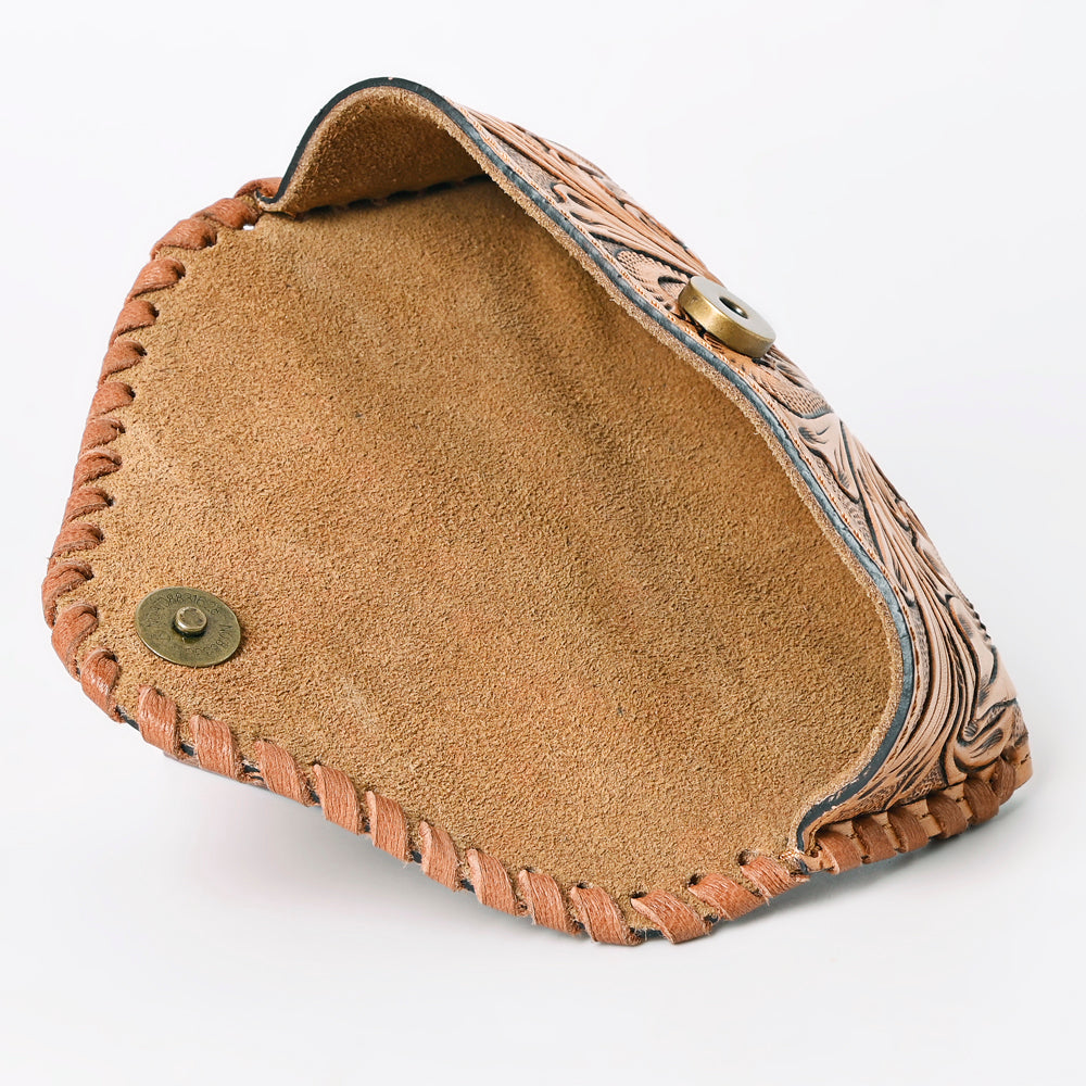 American Darling Sunglass Case Hand Tooled Genuine Leather Women Bag Western Handbag Purse