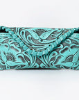 American Darling Sunglass Case Hand Tooled Genuine Leather Women Bag Western Handbag Purse