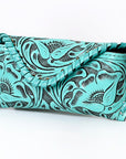 American Darling Sunglass Case Hand Tooled Genuine Leather Women Bag Western Handbag Purse