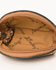 American Darling Coin Purse Hand Tooled Genuine Leather Women Bag Western Handbag Purse