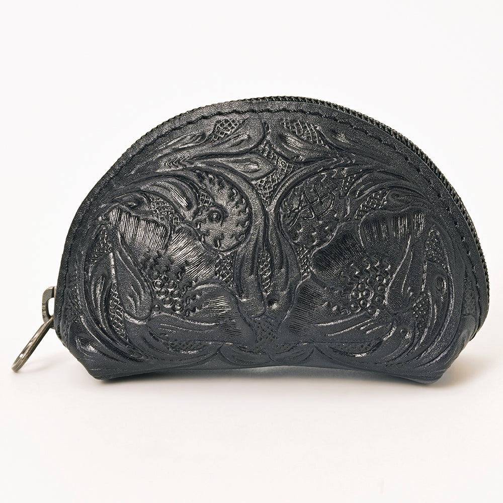 American Darling Coin Purse Hand Tooled Genuine Leather Women Bag Western Handbag Purse