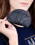 American Darling Coin Purse Hand Tooled Genuine Leather Women Bag Western Handbag Purse