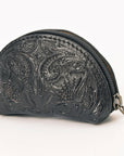 American Darling Coin Purse Hand Tooled Genuine Leather Women Bag Western Handbag Purse