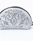 American Darling Coin Purse Hand Tooled Genuine Leather Women Bag Western Handbag Purse