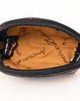 American Darling Coin Purse Hand Tooled Genuine Leather Women Bag Western Handbag Purse