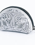 American Darling Coin Purse Hand Tooled Genuine Leather Women Bag Western Handbag Purse