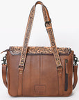 ADBG1206 American Darling Hand Tooled Hair On Genuine Leather Women Bag Western Handbag Purse