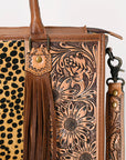 American Darling Briefcase Hand Tooled Saddle Blanket Genuine Leather women bag western handbag purse