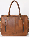 American Darling Briefcase Hand Tooled Saddle Blanket Genuine Leather women bag western handbag purse