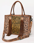 American Darling Briefcase Hand Tooled Saddle Blanket Genuine Leather women bag western handbag purse