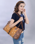 ADBG1214 American Darling Hair On Genuine Leather Women Bag Western Handbag Purse