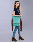 ADBG1216 American Darling Crocodile Embossed Genuine Leather Women Bag Western Handbag Purse