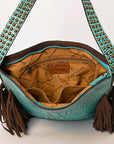 ADBG1216 American Darling Crocodile Embossed Genuine Leather Women Bag Western Handbag Purse