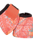 Classic Equine Horse No Turn Leg Bell Boots Pair Safari
