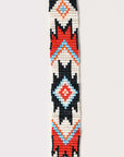 HILASON Beaded American Style Western Cowgirl Handmade Hatband Tan