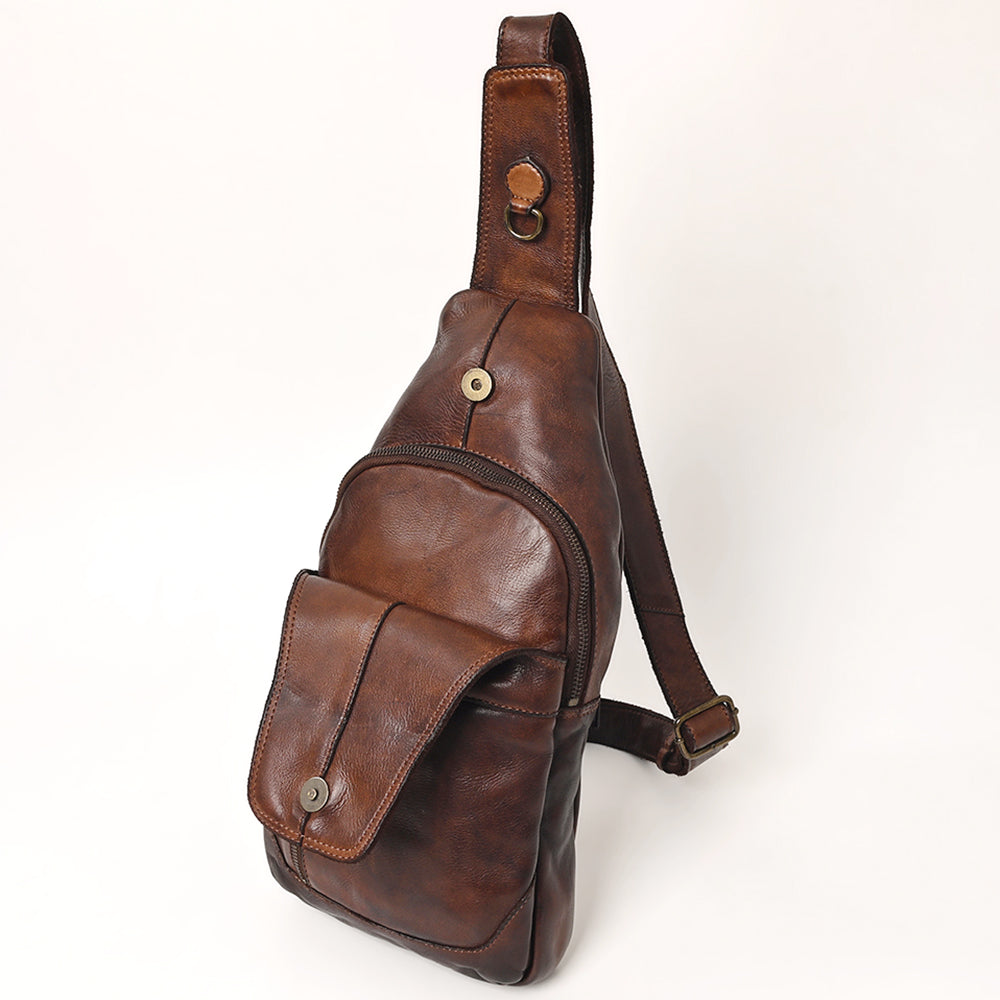 Full Grain Leather Sling Bag - SWC202 – Hilason