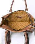 American Darling Briefcase Hand Tooled Saddle Blanket Genuine Leather women bag western handbag purse