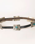 Full Grain Genuine American Leather Belt Men and Women Bling 51 Inches