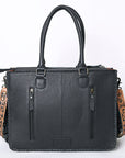 OHLAY KBG230 TOTE Hand Tooled Hair-on Genuine Leather women bag western handbag purse