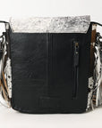 OHLAY MESSENGER Hand Tooled Hair-on Genuine Leather women bag western handbag purse