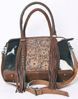 OHLAY KBG235 TOTE Hand Tooled Hair-on Genuine Leather women bag western handbag purse