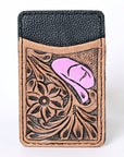 OHLAY KBG240 Card-Holder Hand Tooled Genuine Leather women bag western handbag purse