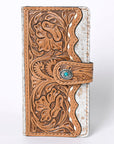 OHLAY KBG241 Coin Purse Hand Tooled Hair-On Genuine Leather women bag western handbag purse
