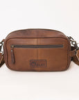 OHLAY TOILETRY  Hair-on Genuine Leather women bag western handbag purse