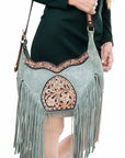 American Darling Cross Body I Hand Tooled Genuine Leather Women Bag Western Handbag Purse