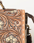 American Darling ADBGA423 Hand Tooled Hair-On Genuine Leather Women Bag Western Handbag Purse