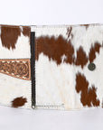 OHLAY KBG281 Coin Purse Hand Tooled Hair-On Genuine Leather women bag western handbag purse