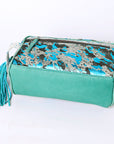 OHLAY TOILETRY  Hair-on Genuine Leather women bag western handbag purse