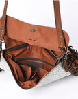 OHLAY KBG288 Cross Body Embossed Hair-On Genuine Leather women bag western handbag purse