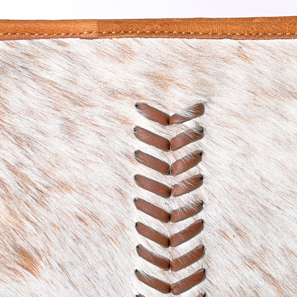 OHLAY LARGE CROSSBODY  Hair-on Genuine Leather women bag western handbag purse